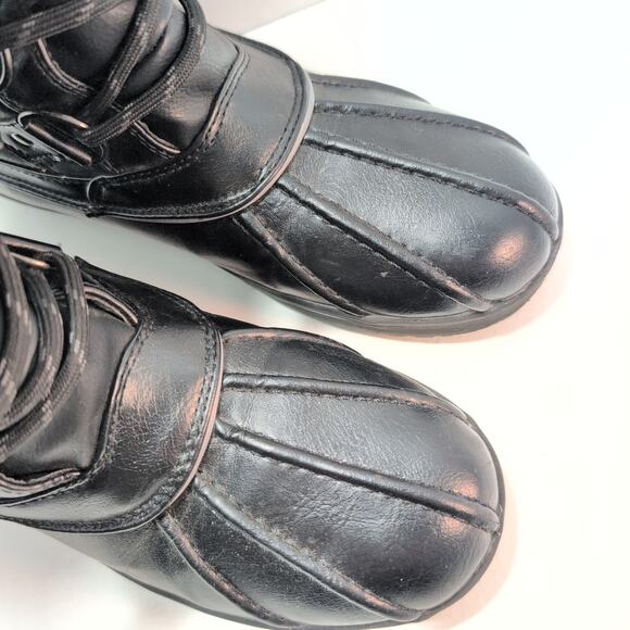 DreamPairs WarmThinsulate Waterproof Lace Up Snow Boot Faux Fur Trim Women's 7 - Picture 2 of 9